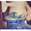 2 Hand-Painted Nonglang Temporary Tattoo Stickers For Men And Women To Temporary Tattoo The Arms Of Waves And Waves. Tattoo Sticker Fake Tattoo view 3