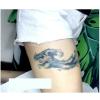 2 Hand-Painted Nonglang Temporary Tattoo Stickers For Men And Women To Temporary Tattoo The Arms Of Waves And Waves. Tattoo Sticker Fake Tattoo view 4