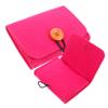 FOMIYES 6pcs Portable Organizer Bag Small Storage Pouch for Travel and Home Use Protects Bottles from Damage and Sunlight Thick Felt Material Rose Red view 3