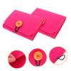 FOMIYES 6pcs Portable Organizer Bag Small Storage Pouch for Travel and Home Use Protects Bottles from Damage and Sunlight Thick Felt Material Rose Red view 4