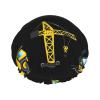 BREAUX Cartoon Heavy Machinery Truck Print Double Layer Waterproof Shower Cap, Suitable For All Hair Lengths (10.6 X 4.3 Inches) view 1