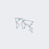 3 Waterproof Temporary Tattoo Stickers Maps Traveling The World Simple Lines For Men And Women Tattoo Sticker Fake Tattoo view 1