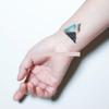 3 Pcs Of Waterproof Temporary Tattoo Stickers Iceberg Multi-Color Simple Arm Clavicle Wrist Men And Women Tattoo Sticker Fake Tattoo view 2