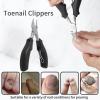 Fingernail and Toenail Nail Clippers for Thick and Ingrown Nails, 11 Pieces Manicure and Pedicure Kits Cutters Care Tools Hand Foot Treatment for Men, Women, and Seniors with Travel Case view 3