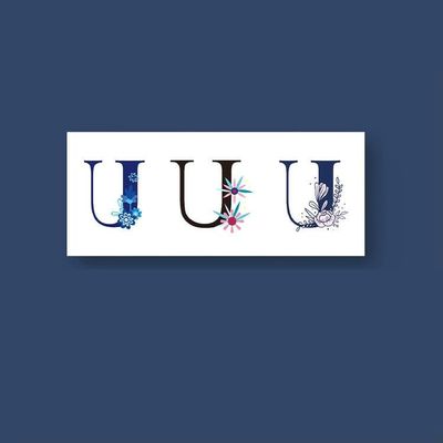 2 Sheets Of English Letters Abcd Flower Art Waterproof And Long-Lasting Temporary Tattoo Stickers Tattoo Sticker Fake Tattoo