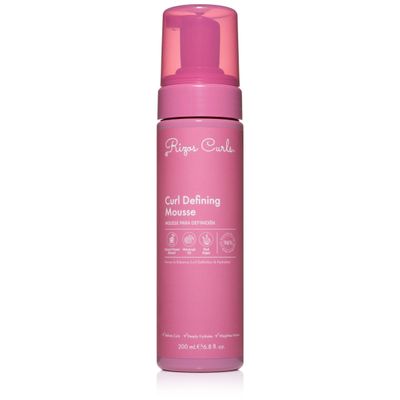Rizos Curls Curl Defining Mousse  Lightweight Foam for Volume & Hydration  Shine & Definition for Every Curl Pattern: Wavy, Curly, Coily 1a4c Hair Types  Sulfate & Paraben Free
