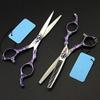 SKipdr Barber Scissors 6 Purple Hair Scissors Cutting Barber Thinning Shears Hairdressing Scissors New view 1