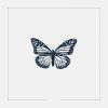 Cover Temporary Tattoo Sticker Waterproof Long-Lasting Female Black And White Butterfly Literary Girl Clavicle Arm Tattoo Sticker Fake Tattoo view 2