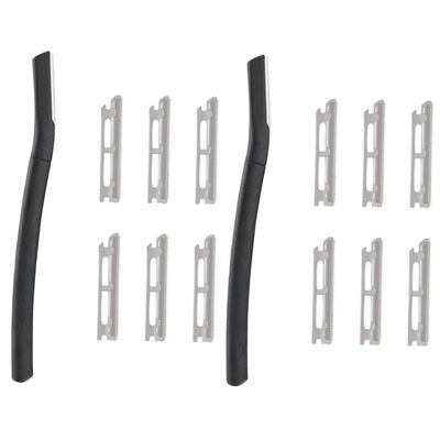FOMIYES 2sets Eyebrow Trimmer Replacement Blades for Precise Eyebrow and Facial Hair Grooming Lightweight and Portable Design for and Daily Use