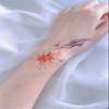 2 Pcs Of Colorful Fireworks Temporary Tattoo Stickers Small Fresh And Cute Girl'S Wrist And Shoulder Tattoo Sticker Fake Tattoo view 1