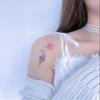 2 Pcs Of Colorful Fireworks Temporary Tattoo Stickers Small Fresh And Cute Girl'S Wrist And Shoulder Tattoo Sticker Fake Tattoo view 3