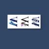 2 Sheets Of English Letters Abcd Flower Art Waterproof And Long-Lasting Temporary Tattoo Stickers Tattoo Sticker Fake Tattoo view 1
