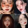 4 Halloween Temporary Tattoo Stickers For Adults With Cartoon Makeup Face Pumpkin Ghost Skull Waterproof And Long-Lasting Tattoo Sticker Fake Tattoo view 2