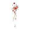 Red Bana Flower Temporary Tattoo Sticker For Women Waterproof And Long-Lasting For Men Colorful Artistic Flower Arm Arm Tattoo Sticker Fake Tattoo view 1
