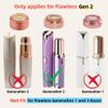 Facial Hair Remover Replacement Heads - Gen 2 Compatible with Finishing Touch Flawless Hair Remover Tool for Women Easy Facial Hair Removal (Generation 2 Double Halo, 6pack) view 2