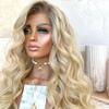 13x4 Platinum Blonde Lace Front Wigs Body Wave Glueless Transparent Lace Human Hair Wigs Pre Plucked With Baby Hair For Women (22 inch, 13 * 4 lace front wig) view 4