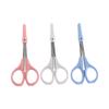 Makeup Scissors 3PCS Straight Curved Scissors Stainless Steel Cut Round Head Scissors Manual Eyebrow Double Eyelid Sticker Scissors Beauty Tools view 1