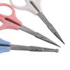 Makeup Scissors 3PCS Straight Curved Scissors Stainless Steel Cut Round Head Scissors Manual Eyebrow Double Eyelid Sticker Scissors Beauty Tools view 4
