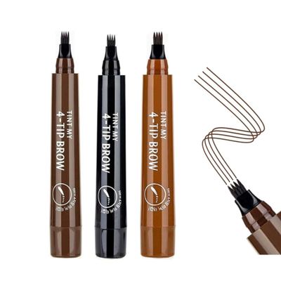 3Pcs Eyebrow Pencil, 3D Waterproof Microblading Eyebrow Pen, New Magic EyebrowPencil, Waterproof Microblading EyebrowPencil Contouring Pen (3 Color)