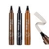 3Pcs Eyebrow Pencil, 3D Waterproof Microblading Eyebrow Pen, New Magic EyebrowPencil, Waterproof Microblading EyebrowPencil Contouring Pen (3 Color) view 1