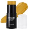 MEICOLY Yellow Face Body Paint Stick(1.06 Oz),Sally Makeup Dress Face Paint,Scarecrow Body Paint Stick,Sweatproof Waterproof Ginger Tan Face Paint for Halloween Special Effects SFX Cosplay view 1