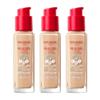 3 x Bourjois Healthy Mix Clean and Vegan Foundation 30ml - 51W Light Vanilla view 1