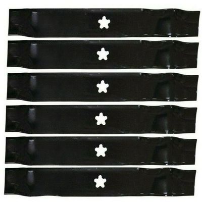 46" Deck 6 Pack Blades 152443 163819 159705 145708 Replacement for Craftsman OEM