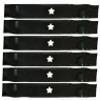 46" Deck 6 Pack Blades 152443 163819 159705 145708 Replacement for Craftsman OEM view 1