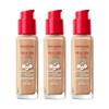 3 x Bourjois Healthy Mix Clean and Vegan Foundation 30ml - 55N Deep Beige view 1