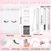 Zhehao 80 Pcs Lash Shampoo Bottle Brushes Kit 20 Foam Pump Dispensers 20 Lash Shampoo Brushes 20 Eyelash Aftercare Bag 20 Cleaning Pipes, Eyelash Extension Supplies(Colorful) view 3