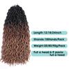 Synthetic Faux Locks Crochet Pre Looped Braids Soft Ombre Curly Dreadlocks Hair Extensions Braiding Locs view 4