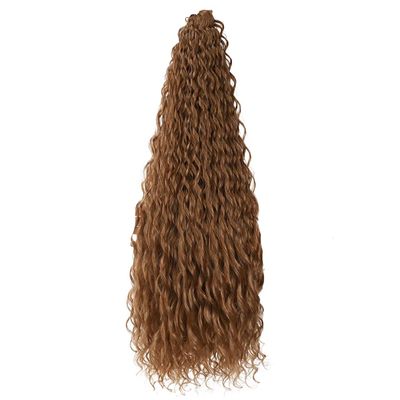 Crochet Braids Loose Water Wave Braiding Hair Extensions Afro Curls Natural Curly Blonde Crochet Hair For Women