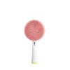 Facial Cleaning Brush Head, Silicone Facial Cleanser, Portable Electric Brush Head Replacement Brush Head, Facial Washing Brush Head Pink view 1
