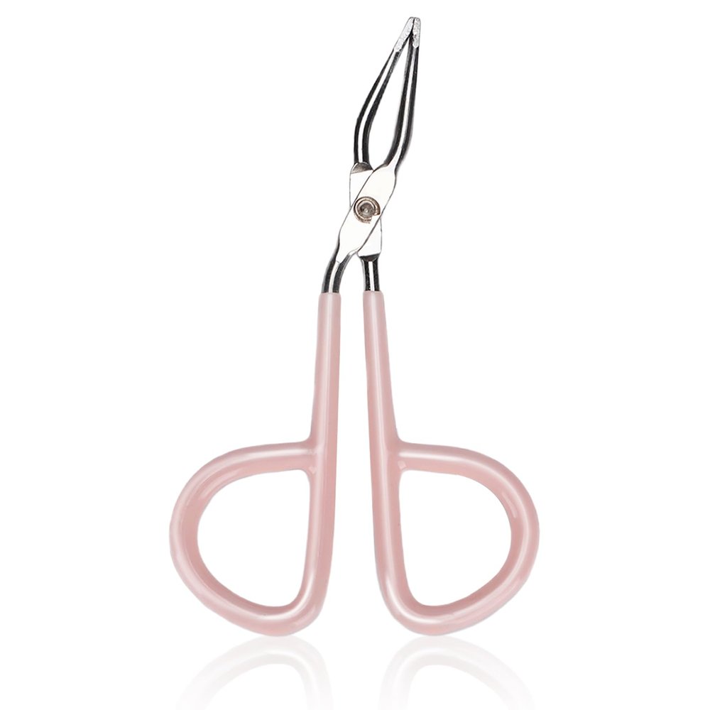 Tweezer Scissor Handle, Professional Stainless Steel Tweezers for Men and Women Y0309 Eyebrow Tweezers Hair Removal Clip with Grinding Handle for Eyebrow Hair Beard Removal