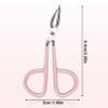 Tweezer Scissor Handle, Professional Stainless Steel Tweezers for Men and Women Y0309 Eyebrow Tweezers Hair Removal Clip with Grinding Handle for Eyebrow Hair Beard Removal view 2
