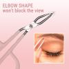 Tweezer Scissor Handle, Professional Stainless Steel Tweezers for Men and Women Y0309 Eyebrow Tweezers Hair Removal Clip with Grinding Handle for Eyebrow Hair Beard Removal view 3