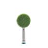 Facial Cleaning Brush Head, Silicone Facial Cleanser, Portable Electric Brush Head Replacement Brush Head, Facial Washing Brush Head MatchaGreen view 1