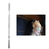 Akozon Doubleended Design Makeup Tool, Made of Quality Stainless Steel Wax Spatula, for Mix Apply Skin Wax (Big Size) view 1
