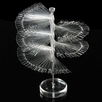 120 Sticks Nail Art Color Chart Display Stand Spiral Removable Portable Fan Shaped Nail Sample Shelf (Transparent Color)
