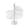 120 Sticks Nail Art Color Chart Display Stand Spiral Removable Portable Fan Shaped Nail Sample Shelf (Transparent Color) view 2