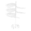 120 Sticks Nail Art Color Chart Display Stand Spiral Removable Portable Fan Shaped Nail Sample Shelf (Transparent Color) view 3