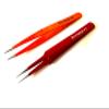 2pcs Multi Purpose Eyelash Extension Tweezers Hair Removal Stainless Steel NEW view 2