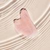 Restorative Elements Rose Quartz Gua Sha  Gua Sha Facial Tool Pink Rose Quartz  Relieve Tension Reduce Puffiness  Rose Quartz Stone for Face  Rose Pink Massage Tool view 4