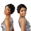 Sensationnel Shear Muse Lace Wig - Drea Deep Laceparting Hand Tied Ready to Wear Synthetic Prestyled Units (DARKRED) view 1