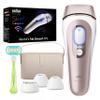 Braun Smart IPL, Vogues Best Hair Removal Device, Skin iExpert Pro 7: at Home Laser Hair Removal, Permanent Visible Hair Reduction, Gift, Free App, Vanity Case, Venus Razor, 4 Smart Heads, IPL7387 view 1