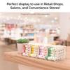 2 Pack Lip Balm Dispenser Retail or Home Freestanding Clear Acrylic Counter Display with Hinged Lid for Lipsticks Glosses Chapsticks or Essential Oils by Marketing Holders view 2