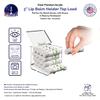 2 Pack Lip Balm Dispenser Retail or Home Freestanding Clear Acrylic Counter Display with Hinged Lid for Lipsticks Glosses Chapsticks or Essential Oils by Marketing Holders view 3