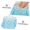 BESPORTBLE 1pc Portable Travel Basin Multi-Functional Folding Foot Soak Basin for Camping Outdoor Home Use Sky- -Saving Design for and Relaxation view 3