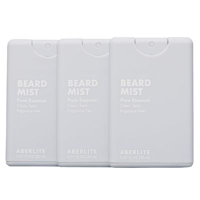 Aberlite Beard Mist - Beard Soften & Tame Spray - Hydrating Mist (Pure Essense 3-Pack)