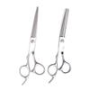 10 pcs Left Hand Scissors Set Hair Cutting Scissors Kit, Professional Barber Shears Set with Hair Scissors Thinning Shears, Haircutting Sheers Hair Cut Blending Salon Scissor for Men Women Pet view 3